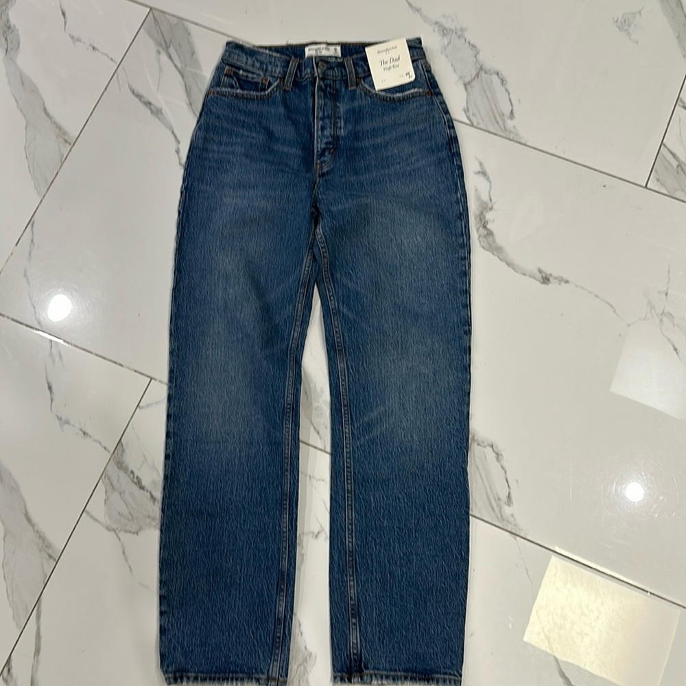 Abercrombie & fitch dad jeans high rise